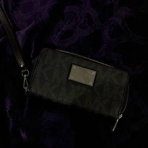 Leather MK wallet